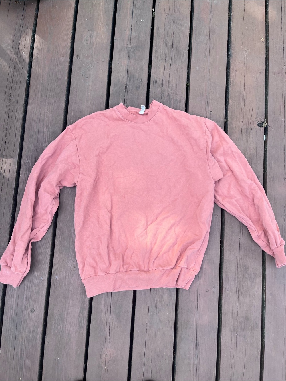 Los Angeles Apparel Terracotta (light orange) Crewneck Sweatshirt